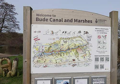 Photo Gallery Image - Bude Canal and Marshes Sign